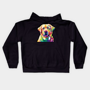 Labrador Retriever Pop Art - Dog Lover Gifts Kids Hoodie